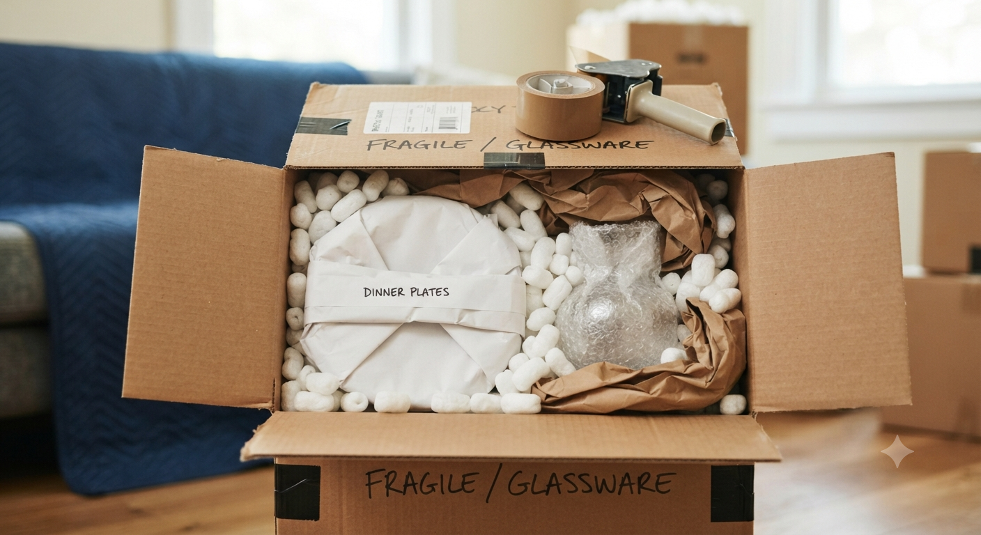 How to Pack Fragile Items for Long Distance Move